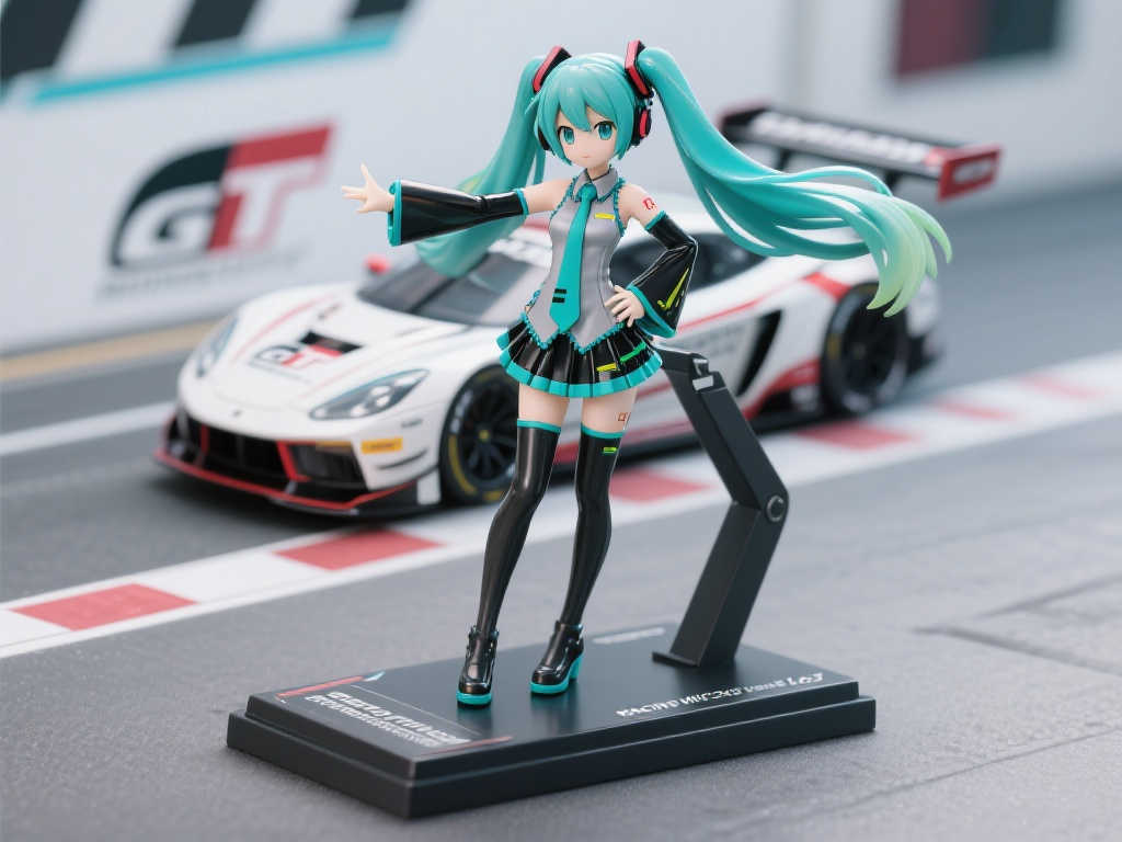 《初音未来GT计划》2023版赛车MIKU 1／7比例手办